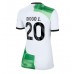 Liverpool Diogo Jota #20 Voetbalkleding Uitshirt Dames 2023-24 Korte Mouwen